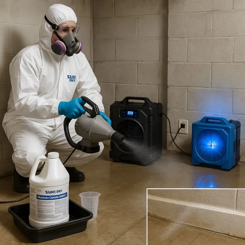 Sanitization and Odor Removal process in East Bangor, PA