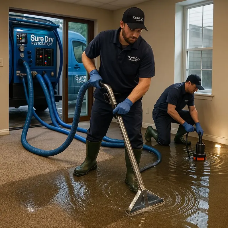 Water Extraction and Removal process in East Bangor, PA